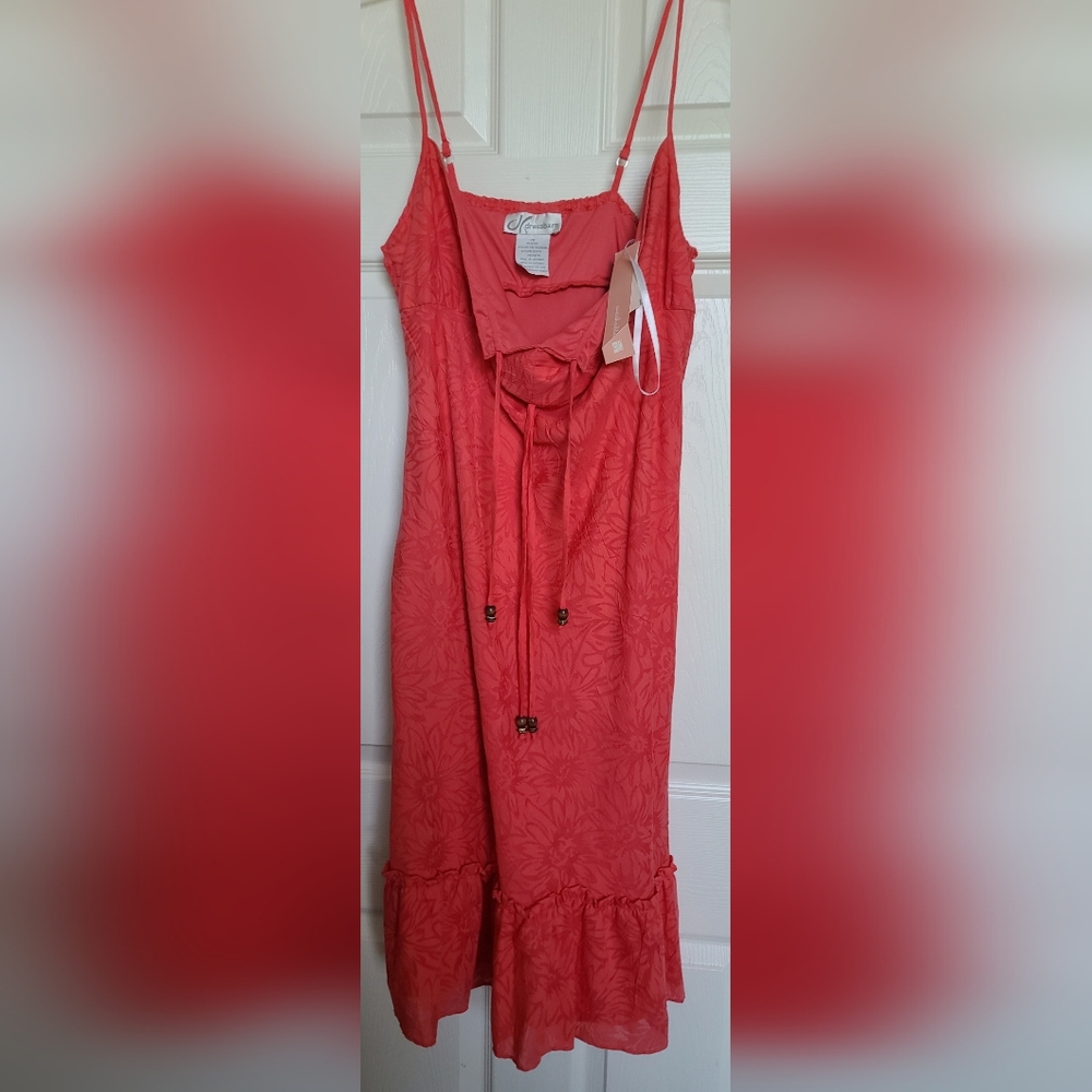 Dressbarn Coral Sleeveless Dress